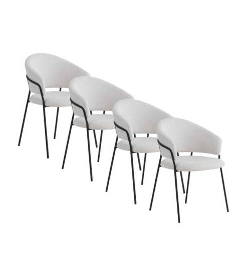 PACK DE 4 SILLONES TAPIZADOS