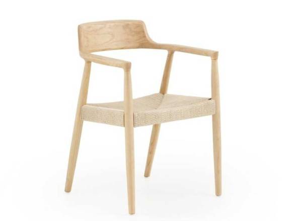 Sillas de comedor con asiento curvo