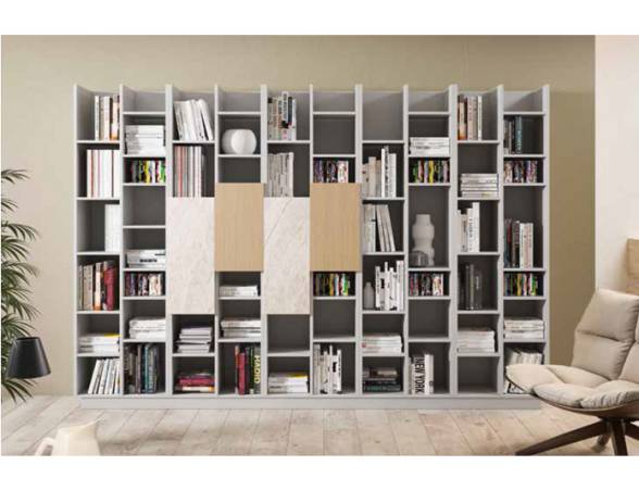 Librería gran formato para el salón