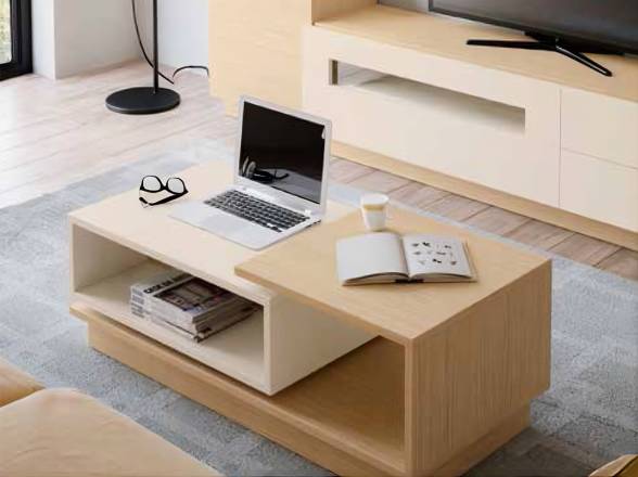 Mesa de centro moderna madera