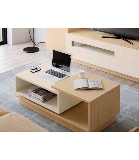 Mesa de centro moderna madera