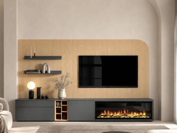 Muebles de salón chimenea - Colección Boll de Kazzano
