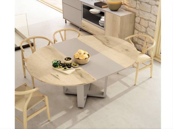 Mesa comedor extensible para salón