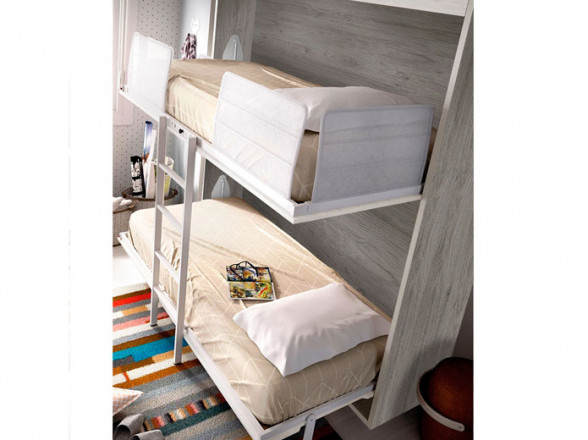 Litera Fija juvenil con cama inferior con canapé en Pamplona Navarra