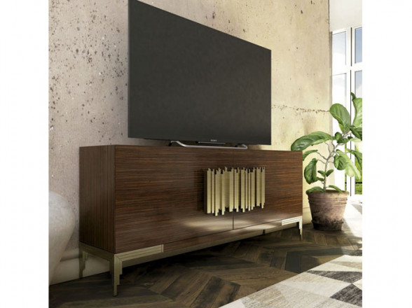 Mueble TV clásico con patas