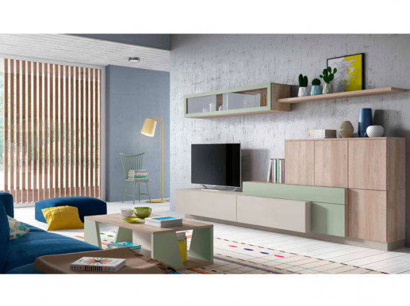 Mueble de TV con aparador