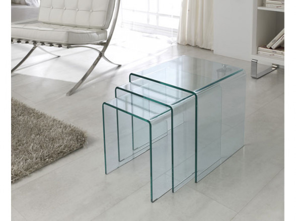 Mesa de cristal barata