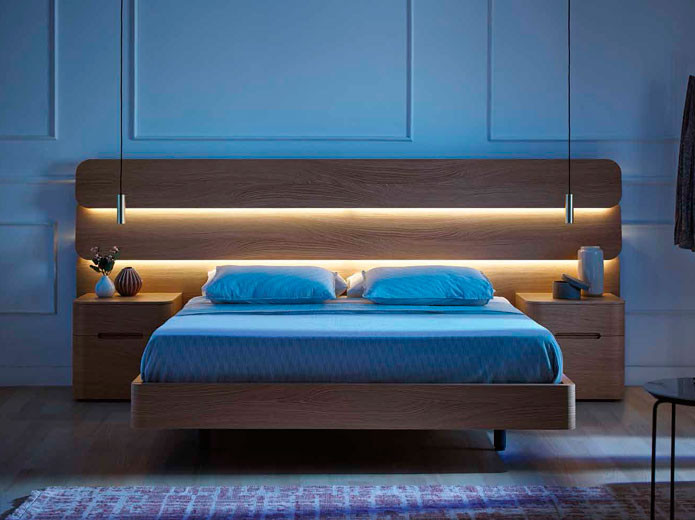 ✓Dormitorio moderno con led en Madrid