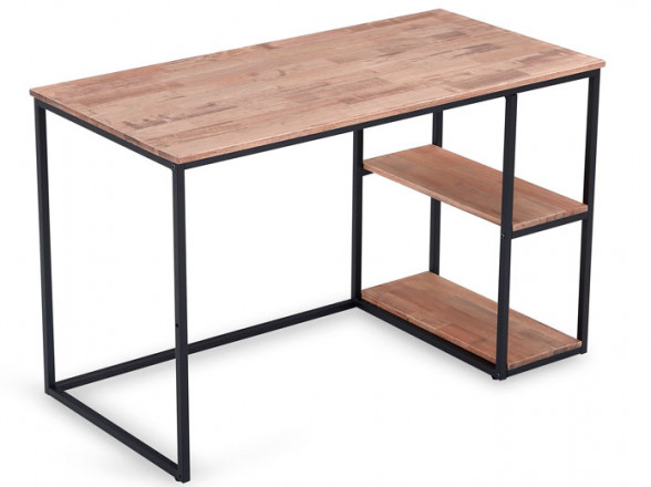 Mesa estudio con estantes