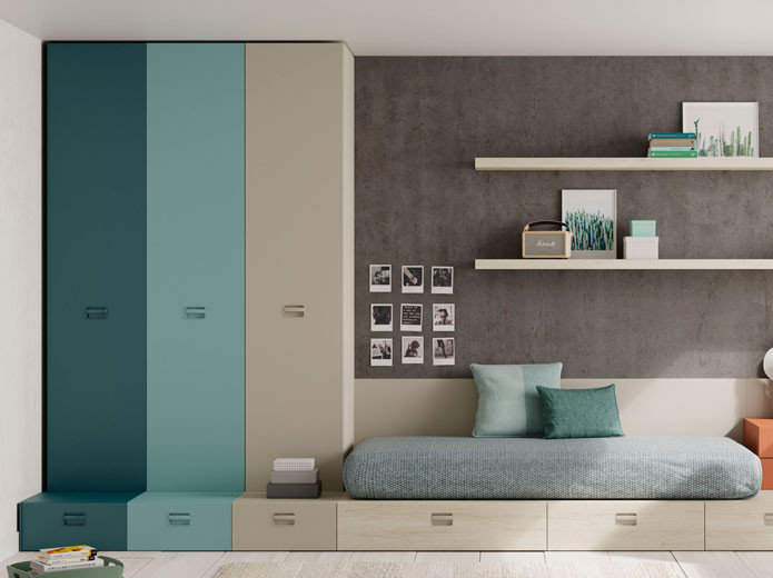 Habitación juvenil - Dormitorio Juvenil a medida | Muebles Valencia®