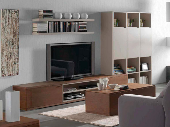 Mueble de TV de estilo contemporáneo