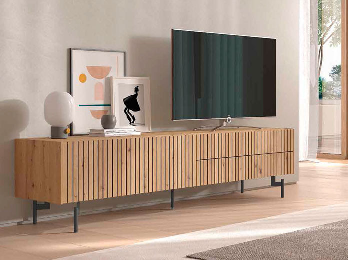 Mesas TV de madera originales. Comprar y Ofertas