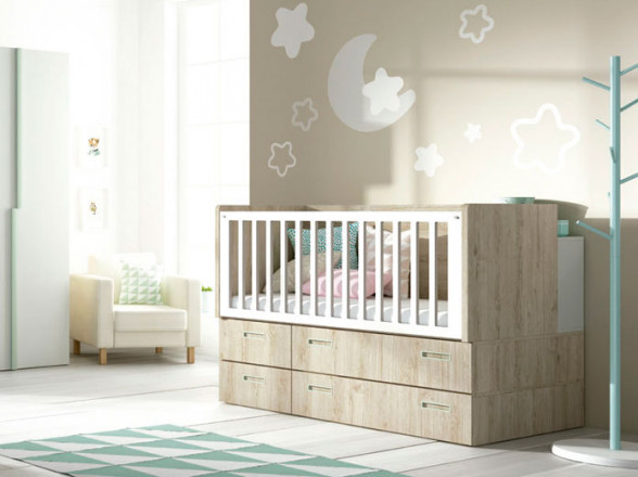 Cuna convertible infantil en Madrid