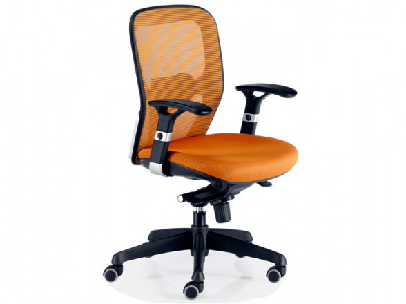 Silla de oficina color naranja