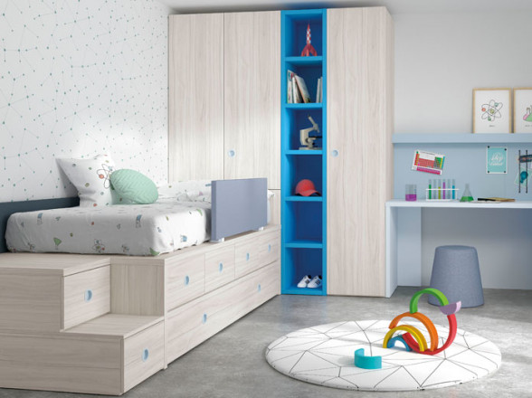 Dormitorio juvenil de estilo moderno