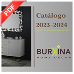 Catálogo 2023 de Burkina: muebles auxiliares, decoración y lámparas