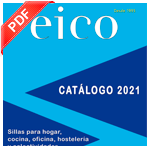 Catálogo Eico 2021: sillas para el hogar, cocinas, oficinas, hostelería y colectividades