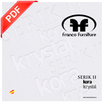 Catálogo Serik II - Kora de Franco Furniture: muebles para salones y comedores de lujo