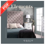 Catálogo Elements de GDeco: muebles auxiliares para dormitorios y salones