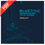 Catálogo Bluezone de Gisan: muebles y soportes para televisión