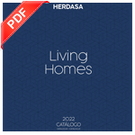 Catálogo Living Homes de Herdasa: gran surtido de muebles auxiliares como percheros, galanes de noche, recibidores, librerías, escritorios o mesas auxiliares