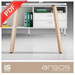 Catálogo Argos de Ismobel: mesas y muebles auxiliares para oficina