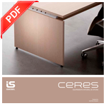 Catálogo Ceres de Ismobel: mesas y muebles auxiliares para despachos