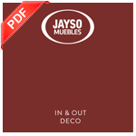 Catálogo In&Out Deco de Jayso: muebles auxliares de forja, conjuntos de mesa y sillas de forja