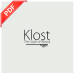 Catálogo General de Klost: muebles para salones, comedores y dormitorios