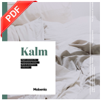 Catálogo Kalm de Mobenia: dormitorios de matrimonio y armarios de estilo moderno