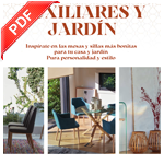 Catálogo Auxiliares y Jardin de Mobistic: muebles auxiliares, muebles de exterior, mesas y sillas