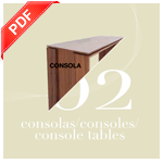 Catálogo Consolas de Tadel Grup: consolas extensibles que se convierten en mesas