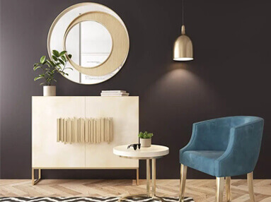 Recibidores, zapateros, espejos, cubrerariadores, percheros, lámparas y más mueble auxiliar en Muebles Valencia, tu tienda de muebles en Madrid