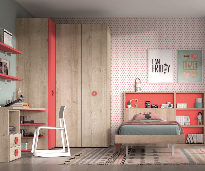 Estilos de dormitorios juveniles en Muebles Valencia, tu tienda de muebles en Madrid