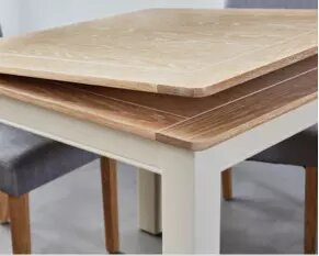 Mesas extensibles de comedor con tapas abatibles en Muebles Valencia, tu tienda de muebles en Madrid