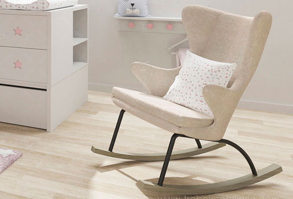 Sillas Mecedoras de bebés para habitaciones infantiles en Muebles Valencia, tu tienda de muebles en Madrid