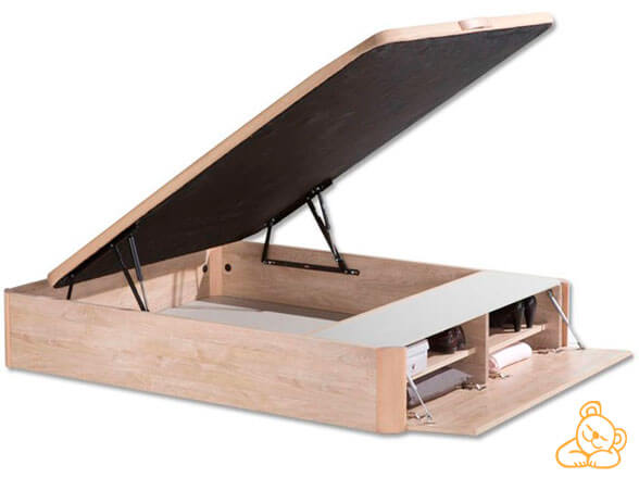 Canapé abatible de madera con zapatero frontal modelo Barcelona con un 40% de descuento en Muebles Valencia, tu tienda de Muebles en Madrid