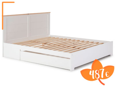 Promoción de la cama de madera Gabi de Marckerick en tu tienda de colchones en Madrid