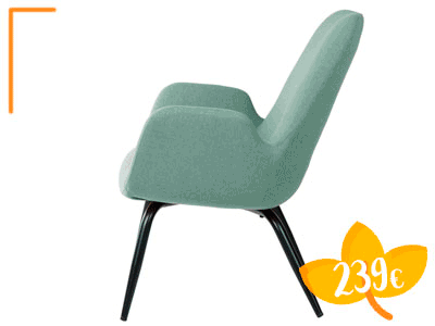 Promoción del sillón Doha de Somcasa en tu tienda de muebles en Madrid