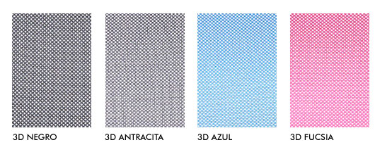 Acabados de tejidos 3d para sillas de estudio de Adec