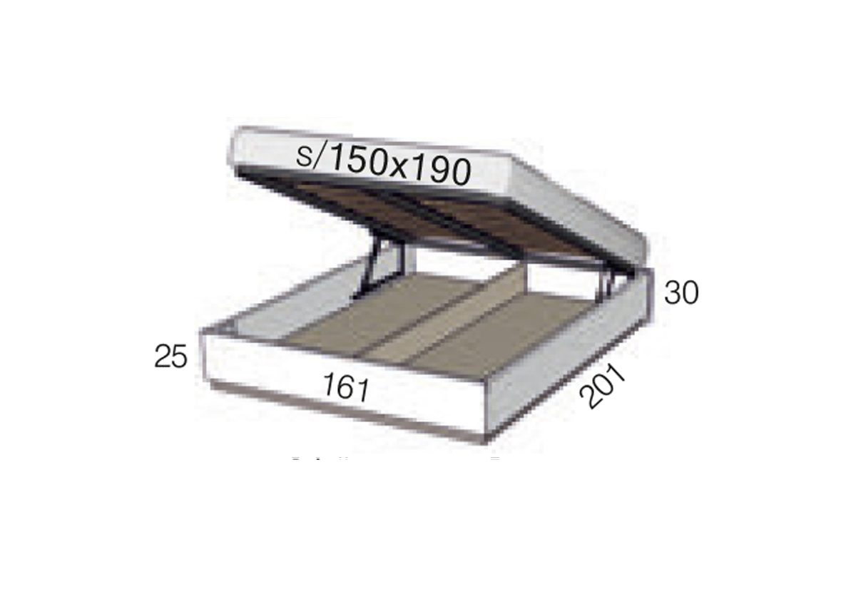 Ar cama elevable Elba MaixModuls
