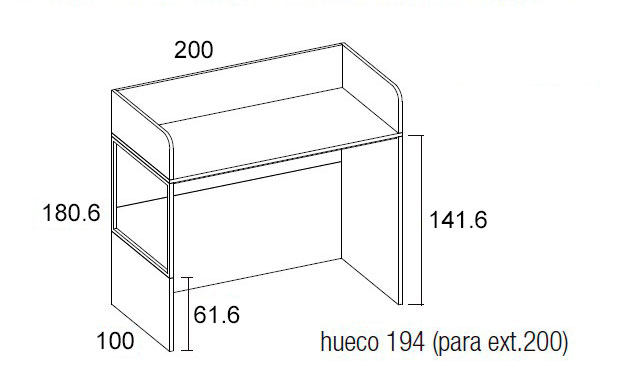 Medidas de las literas de Arasanz para habitaciones juveniles