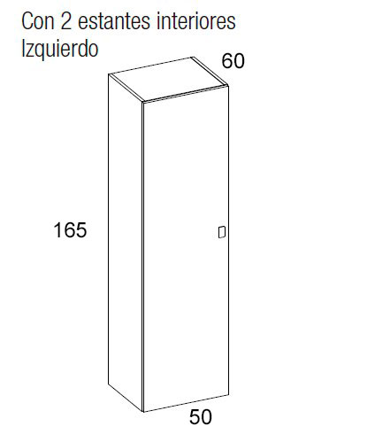 Medidas de los módulos con 1 puerta de Arasanz para habitaciones juveniles