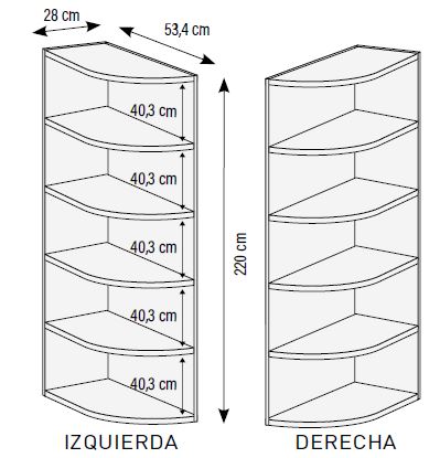 Estanterías para habitaciones juveniles de Muebles Orts