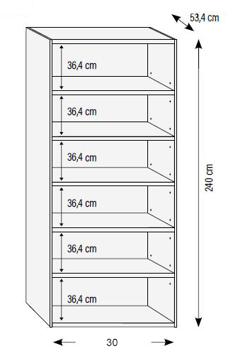 Estanterías de armarios para habitaciones juveniles de Muebles Orts