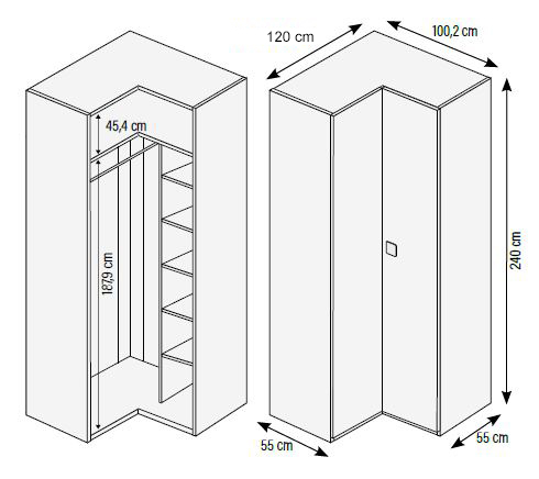 Armarios para habitaciones juveniles de Muebles Orts