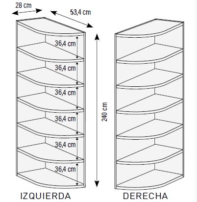 Estanterías de armarios para habitaciones juveniles de Muebles Orts