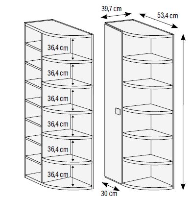 Zapateros para habitaciones juveniles de Muebles Orts