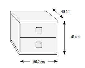 Mesitas de noche para habitaciones juveniles de Muebles Orts