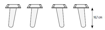 Patas de cajoneras para habitaciones juveniles de Muebles Orts